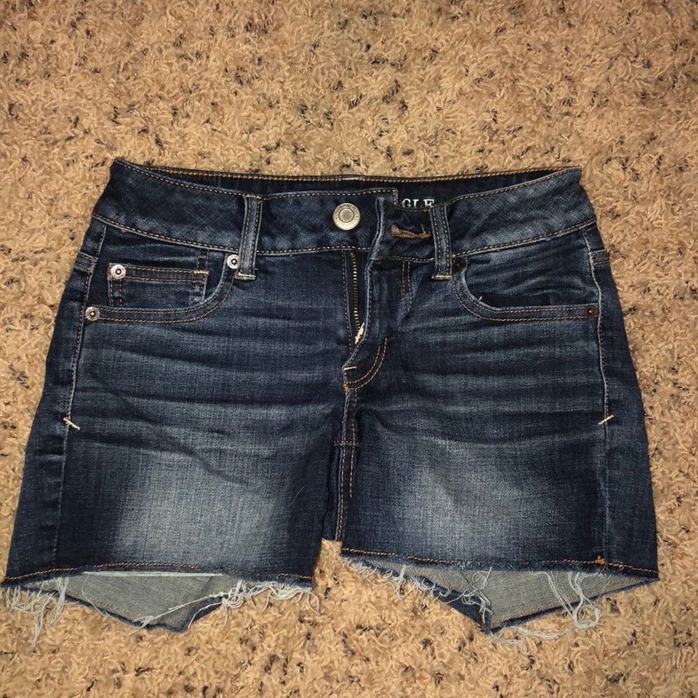 Super stretch AE jean shorts